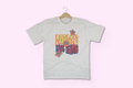 personalized shirt with a feminine design with name and last name