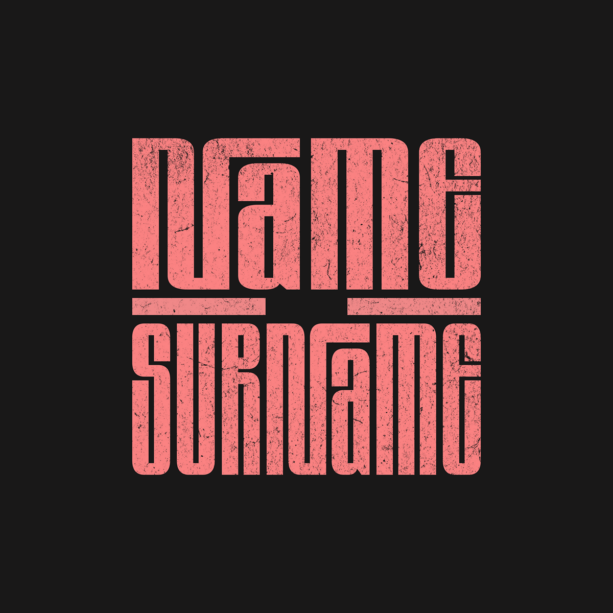 Embroidered Polo Shirt, personalize name and last name with a unique orange style.