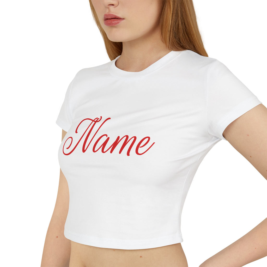 Personalized Crop Top — Custom Name and last name