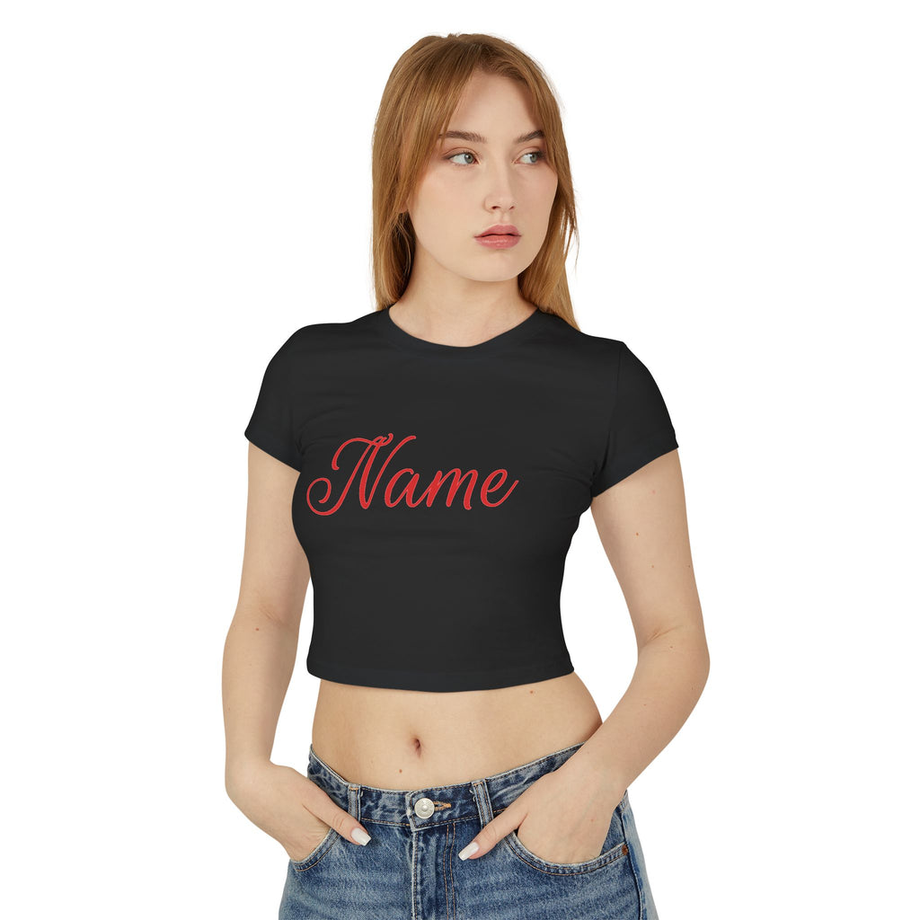 Personalized Crop Top — Custom Name and last name