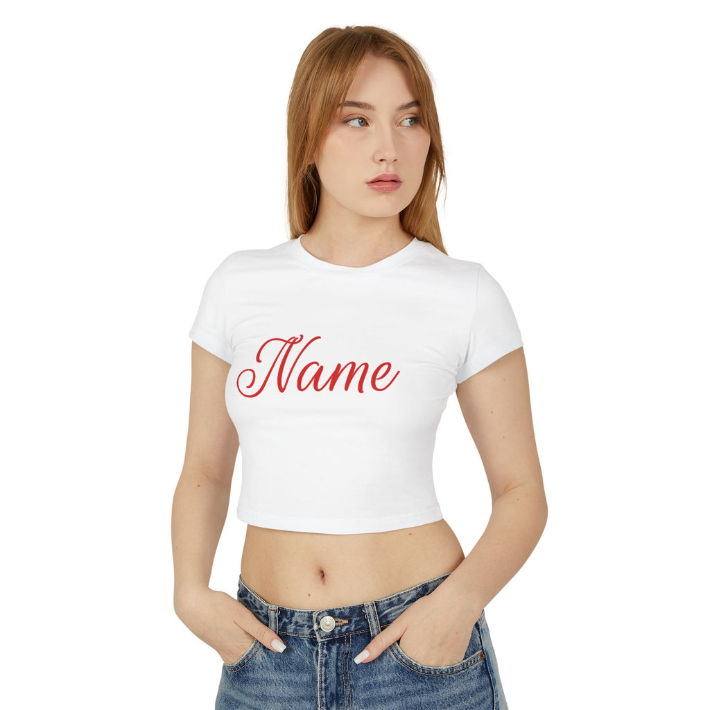 Personalized Crop Top — Custom Name and last name
