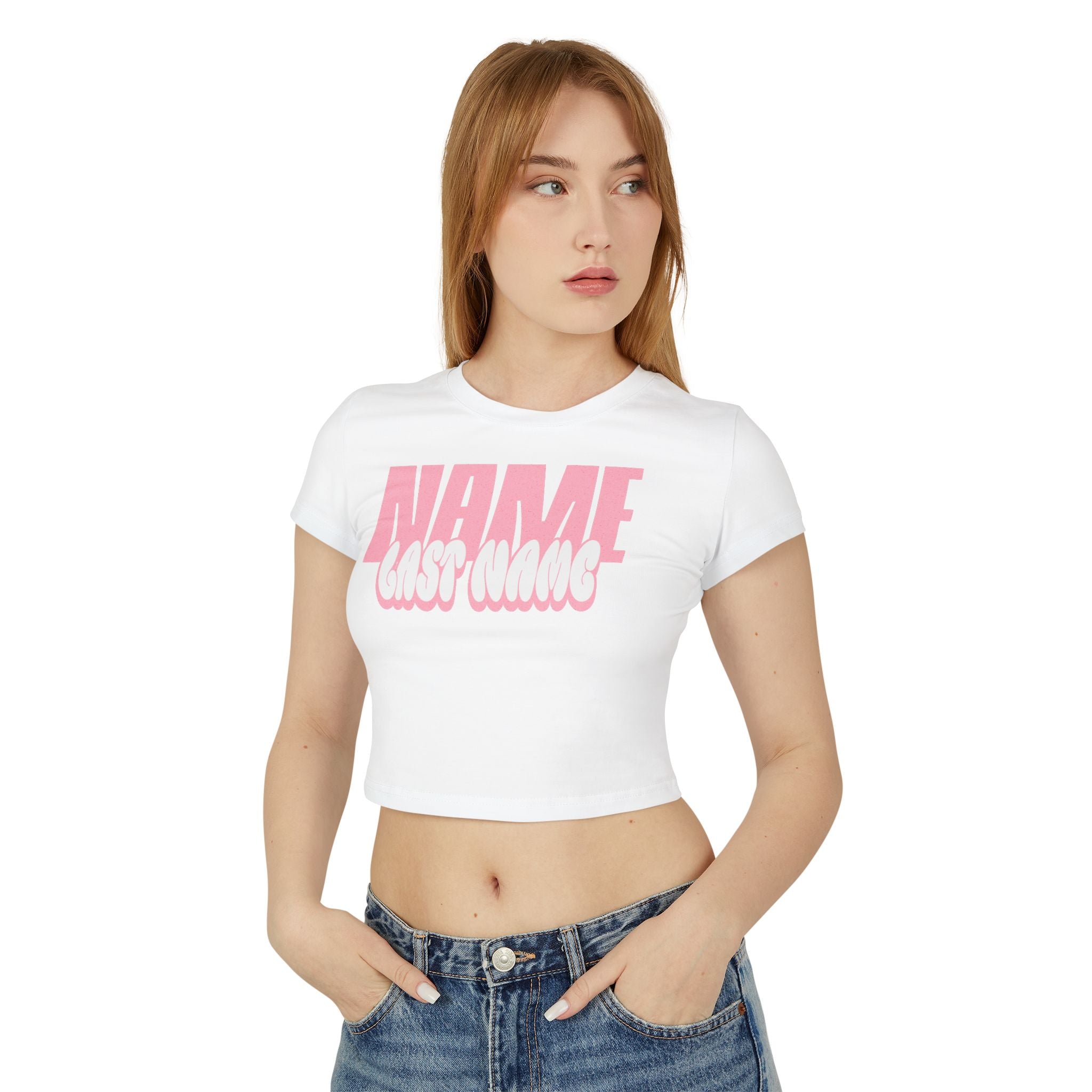 Personalized Crop Top — Custom Name and last name