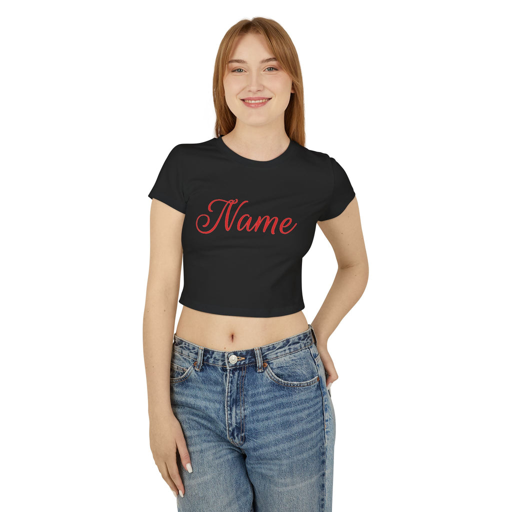 Personalized Crop Top — Custom Name and last name