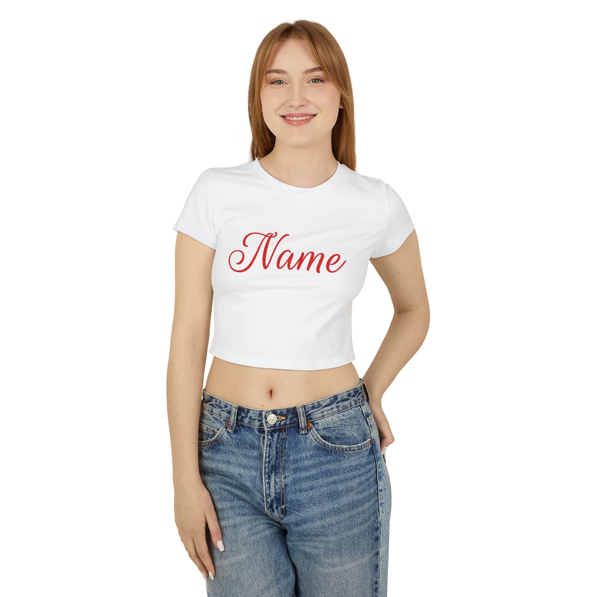 Personalized Crop Top — Custom Name and last name