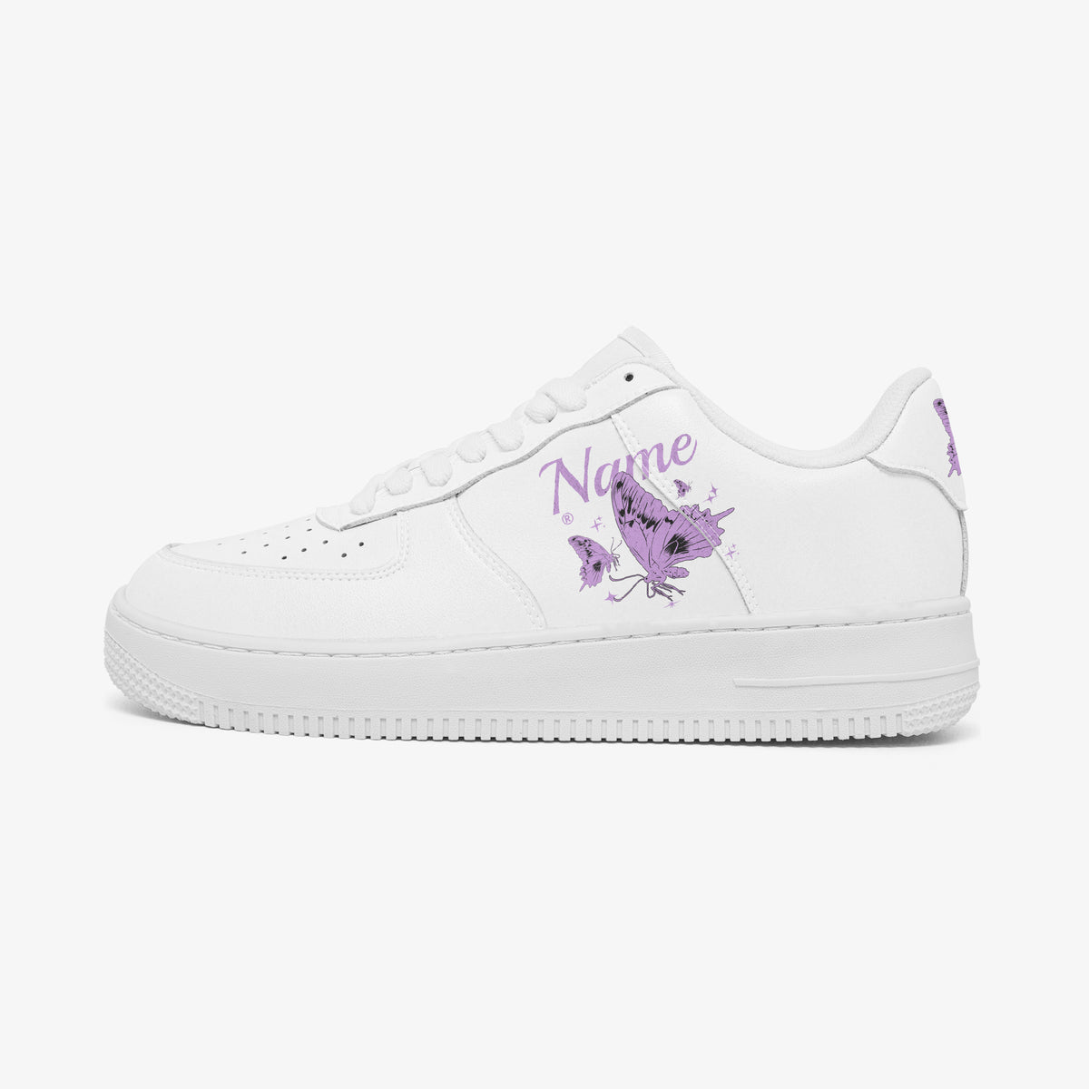 Custom 1338. AF1 Low-Top Leather Sports Sneakers