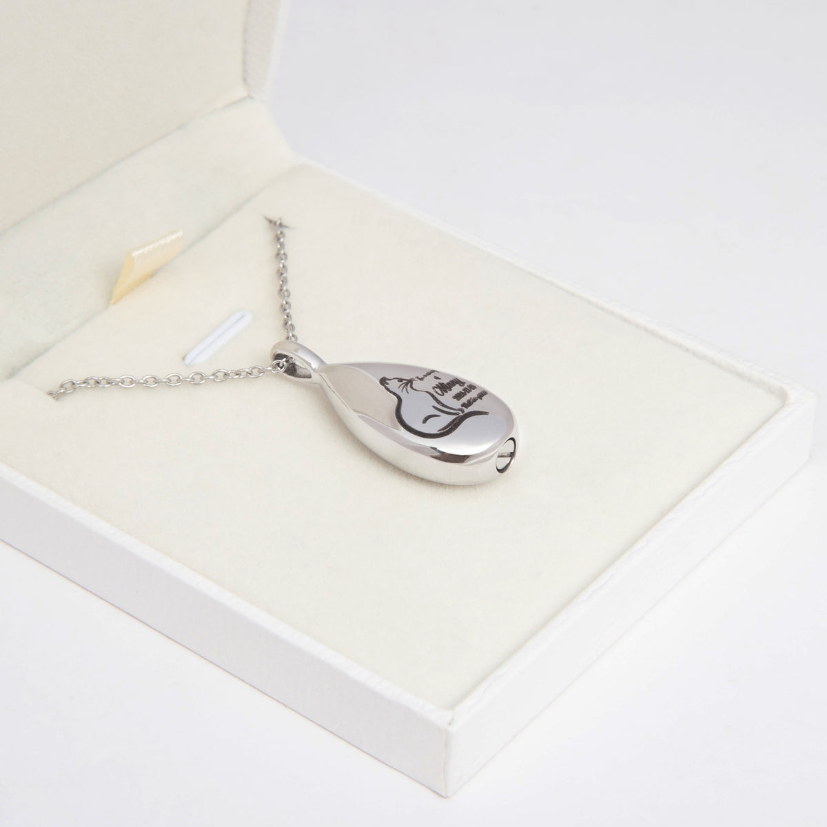 custom 1154. Teardrop Urn Necklace